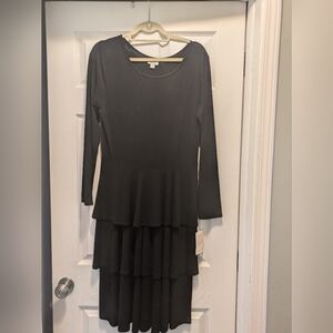 NWT XL black LLR Georgia dress